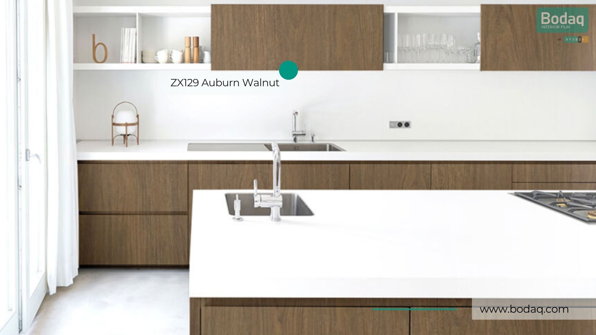 ZX129 Auburn Walnut Film - Wood Collection