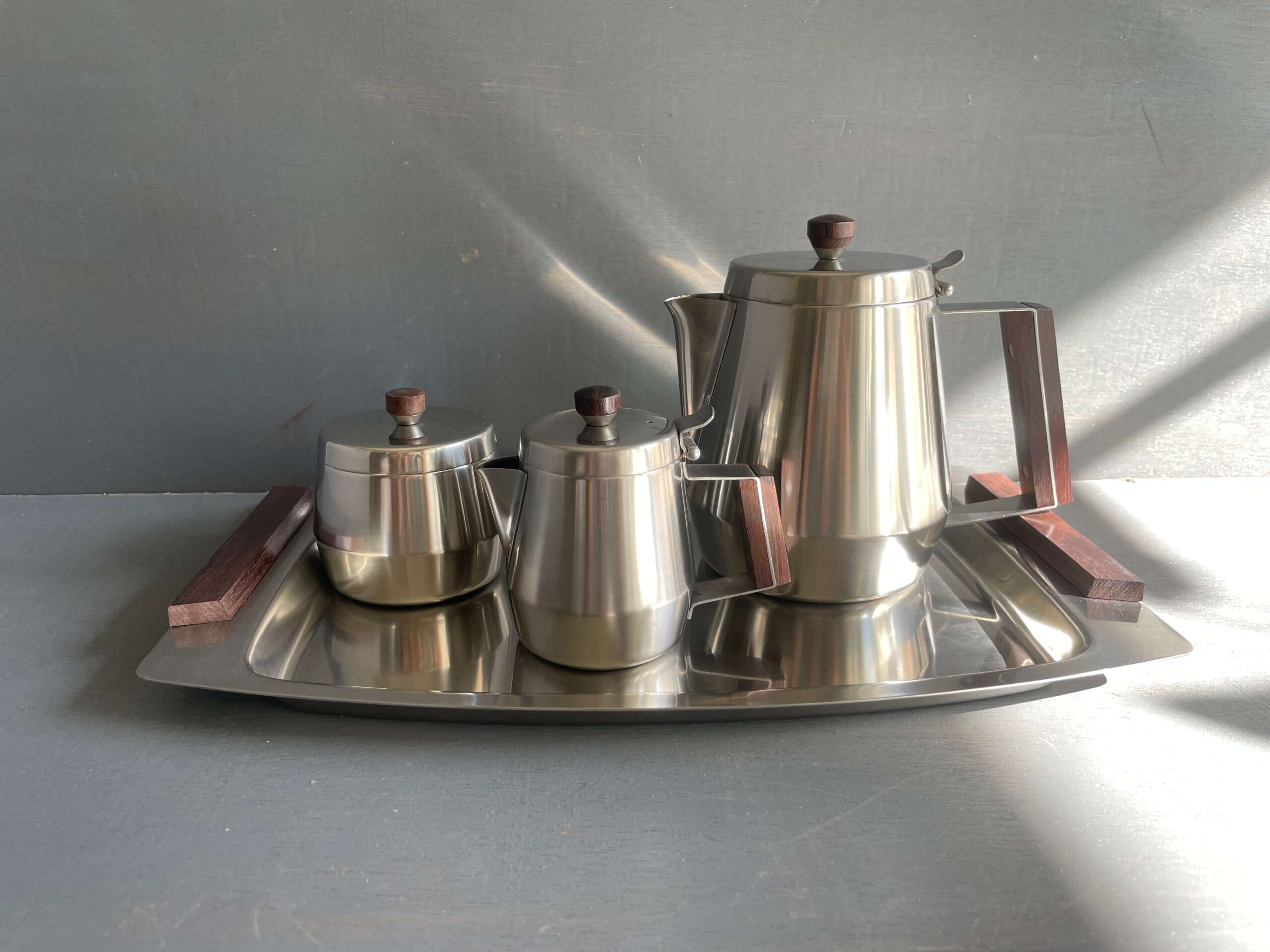 No.8823「LUCKY WOOD〈BONALOI〉：ティーセット」SOLD | ボルトナット