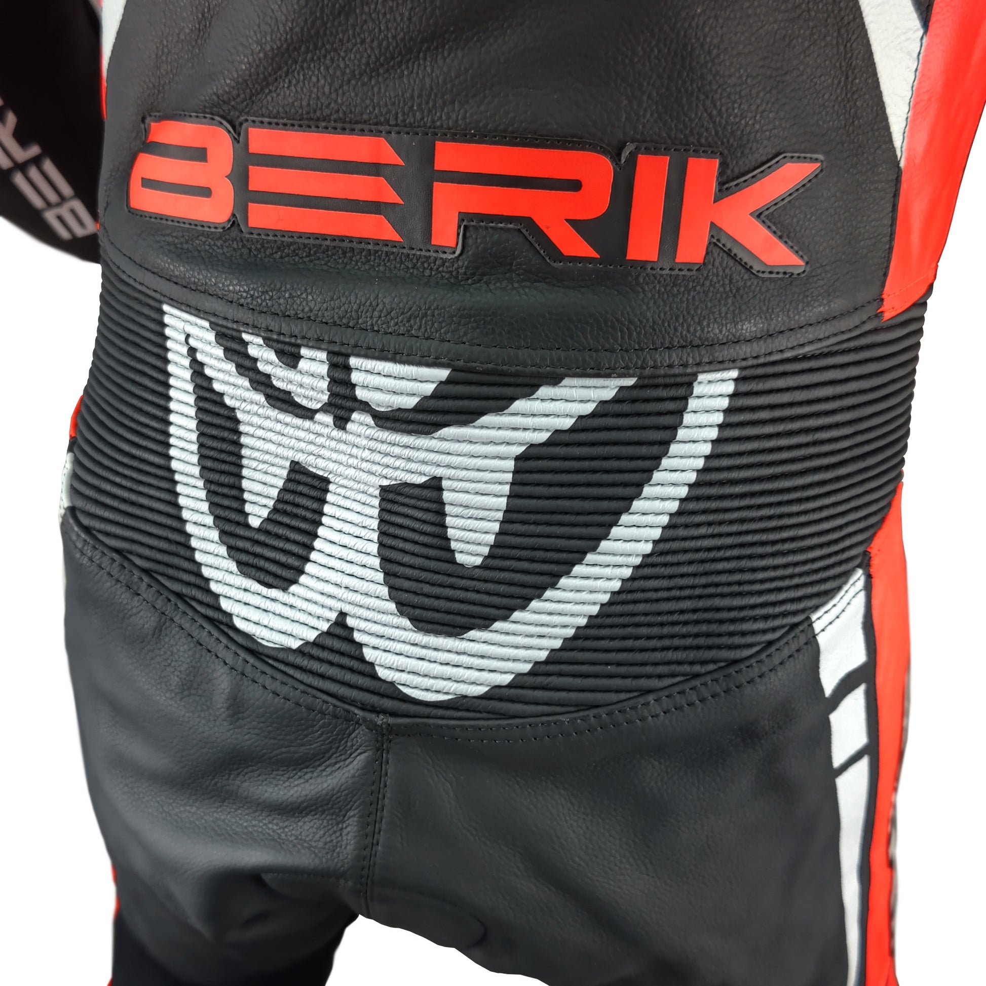 LS1-171334-N-BK BLACK/RED BERIK RACINGSUITS