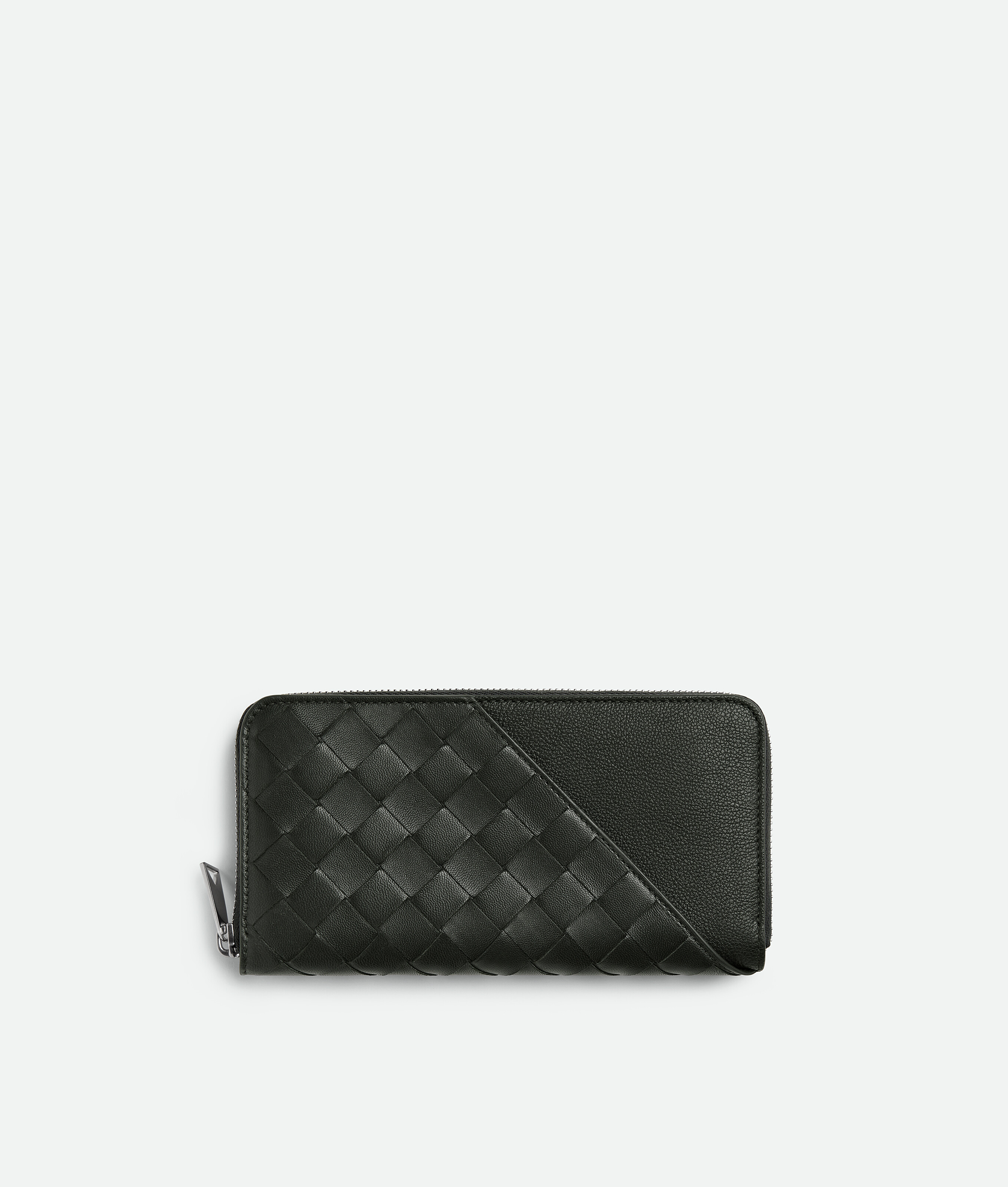 Bottega veneta ソッティーニ 編み込みレザー 黒ミュール25(39 Bottega