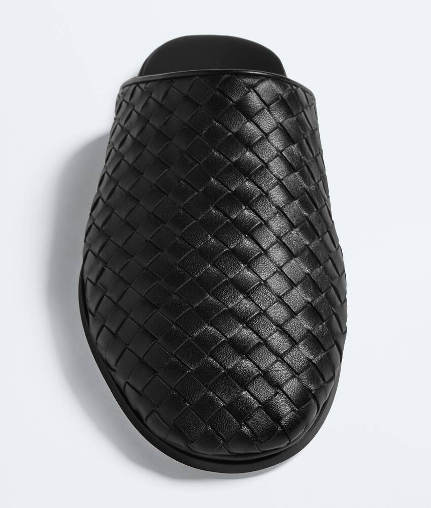 Bottega Veneta® Men's Sunday open-back Slipper in Black