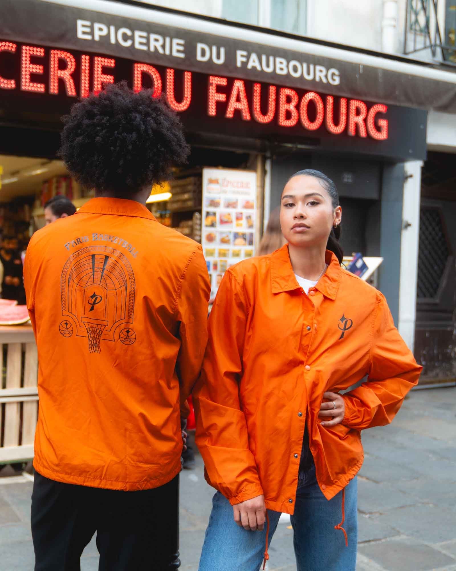 Orange Coach Jacket