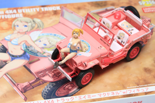 ハセガワ 1/24 ワイルドたまごガールズ No.1 1/4トン 4×4トラック