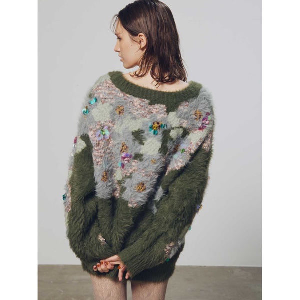 フワフワでキラキラ✨【COEL】のシャギーカーディガン | baybrook