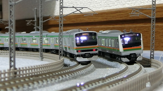 Nゲージ1408 湘南色の近郊型 E231/233系 | 豊四季車両基地