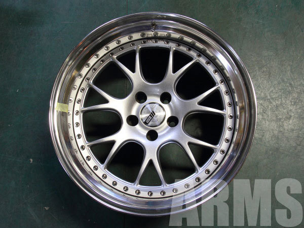 徳島県 ホイール修理｜SSR Professor MS3 19インチ 曲がりと傷 修復