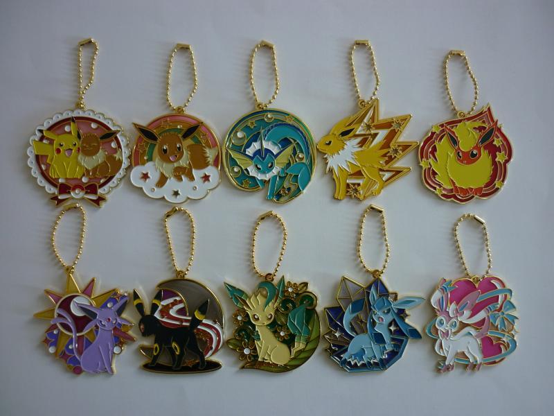 ぽけもん☆かふぇ ステンドグラスボールチェーン イーブイver.