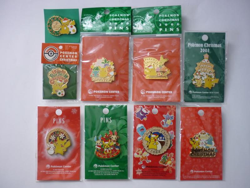 ぽけもん☆かふぇ ポケモンセンター クリスマス ピンズ 1