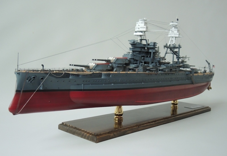 1/200 USS BB39 アリゾナの製作⑯ 完成！ | 何時になったら出来るやら？