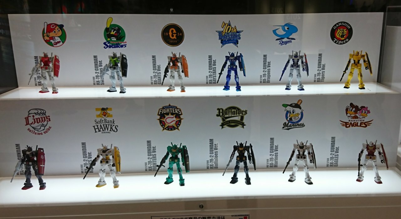HGUC 1/144 RX-78-2ガンダム ドラゴンズバージョンのご紹介！ - 先人に