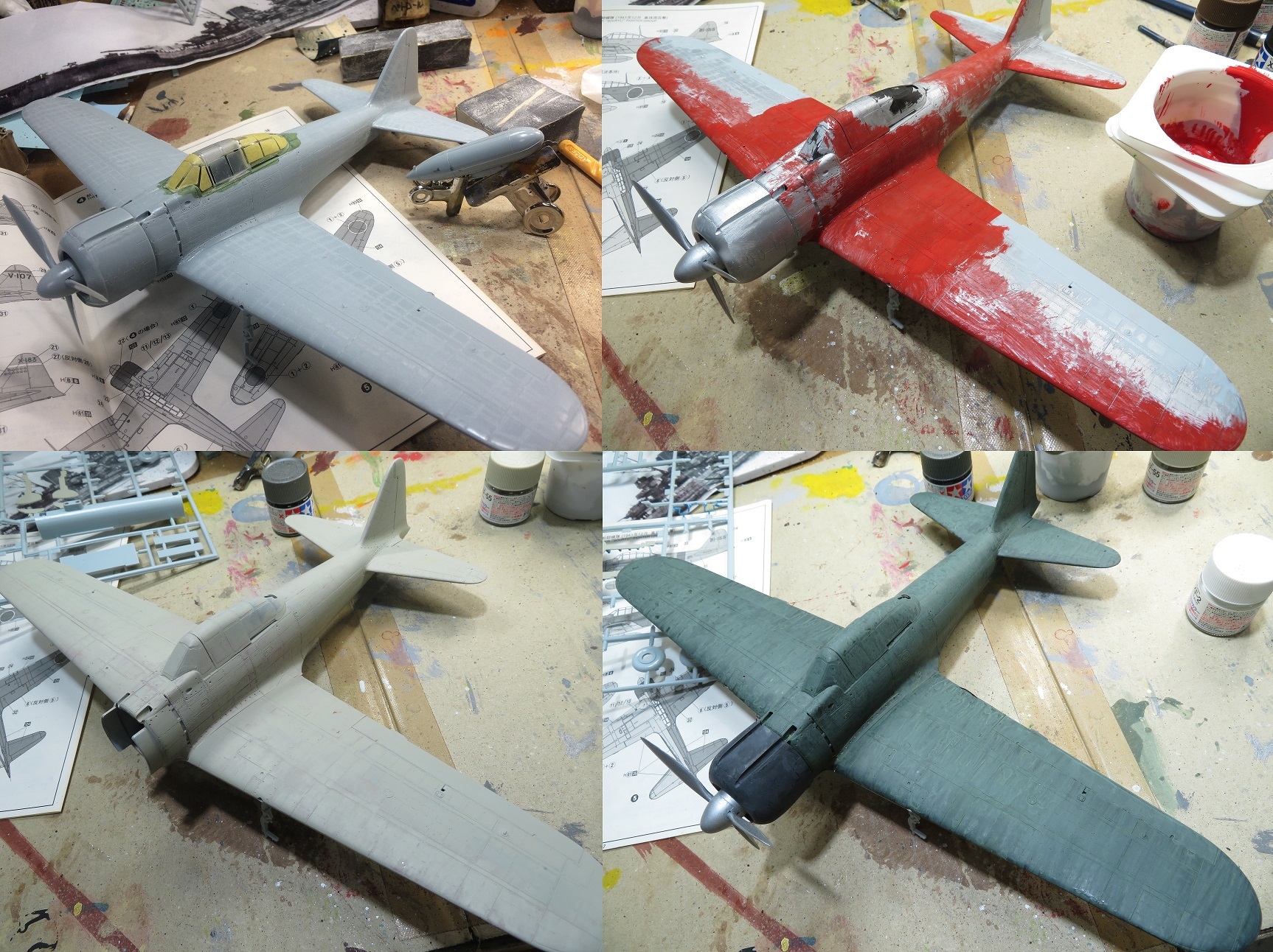 童友社（トミー金型）1/32 零式艦上戦闘機21型 筑波航空隊1944年