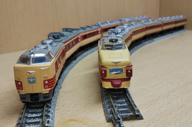 Bトレ】485系「雷鳥」 - 空を読む