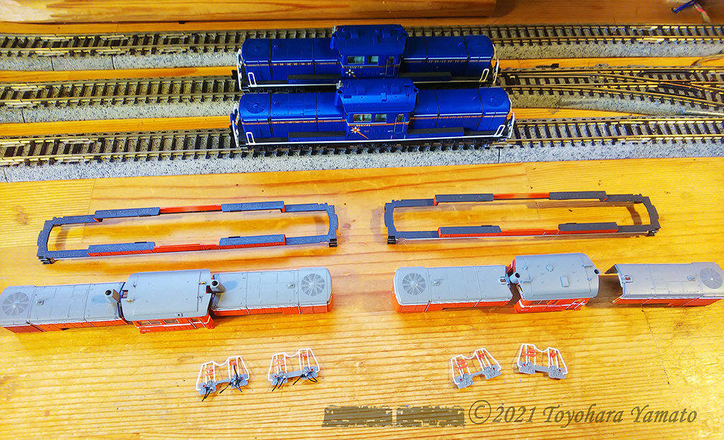 N-Gauge KATO DD51北斗星 一応入線？？ - 重単5175(FC2版)