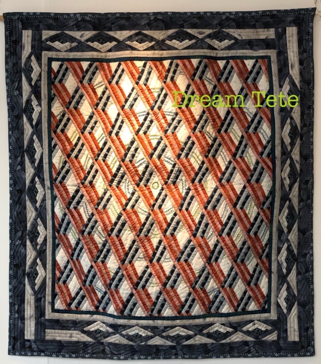 私の針仕事展 Part7 菱形のログキャビン | パッチワークキルト教室