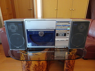 シャープ デュアルプレイ・ディスク・ステレオ・システム VZ-V30 1980