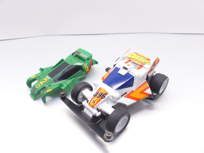 キッズプラモの興亡be】ミニ四駆 ダッシュ1号・皇帝（エンペラー