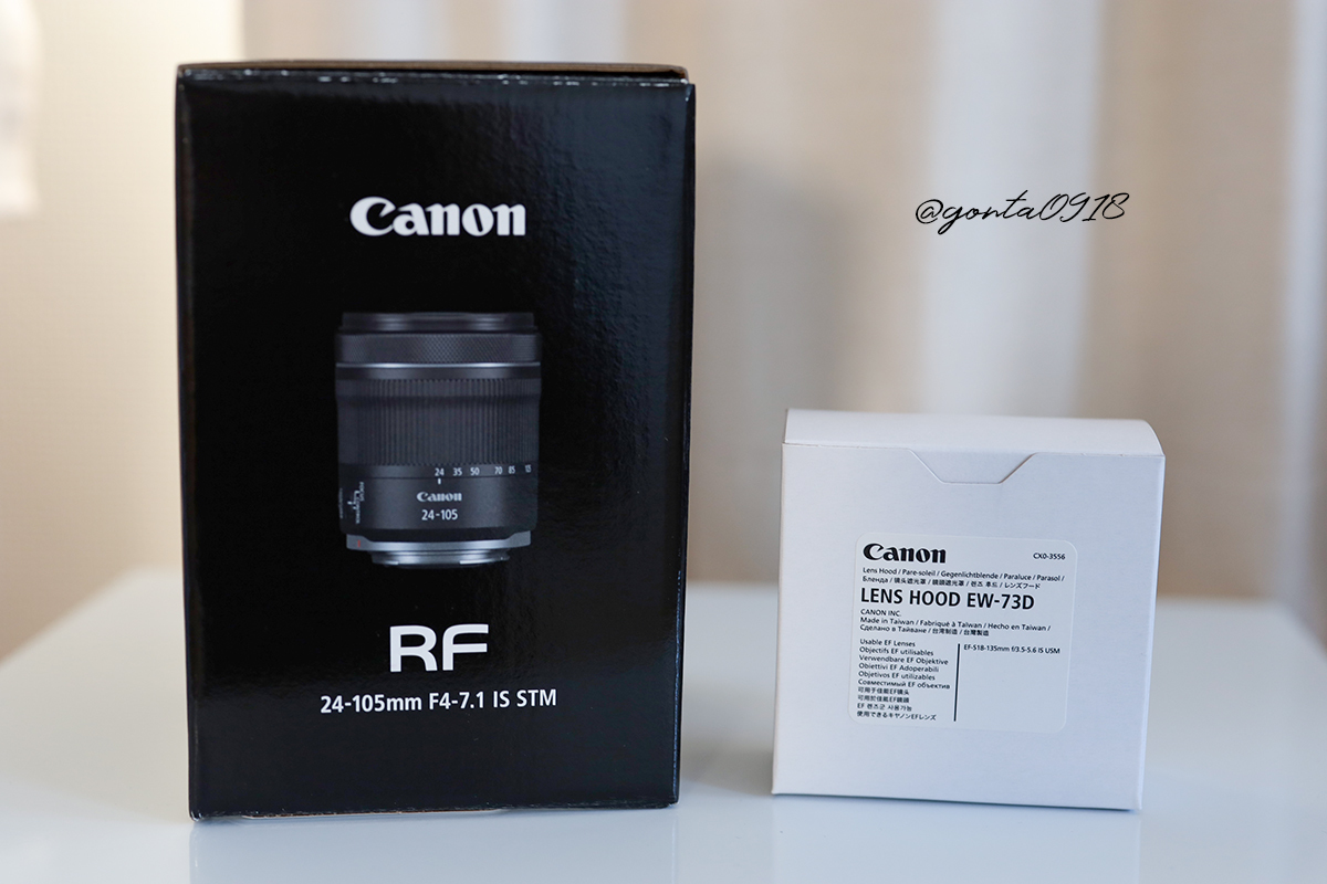 CANON RF24-105mm STM を買ってみた！ - ごんたのドルフィー備忘録