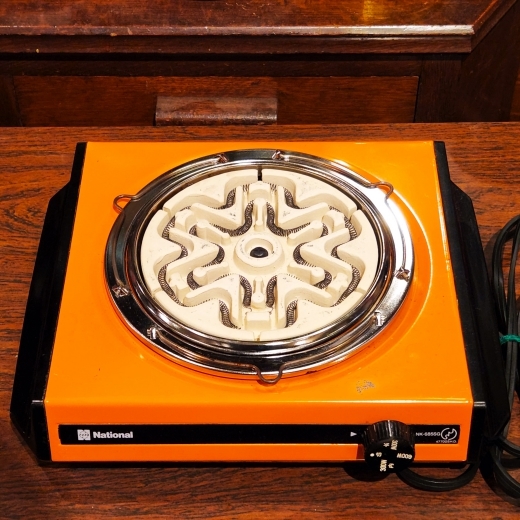昭和レトロなナショナル電気コンロ - [Sold Out]過去の販売商品