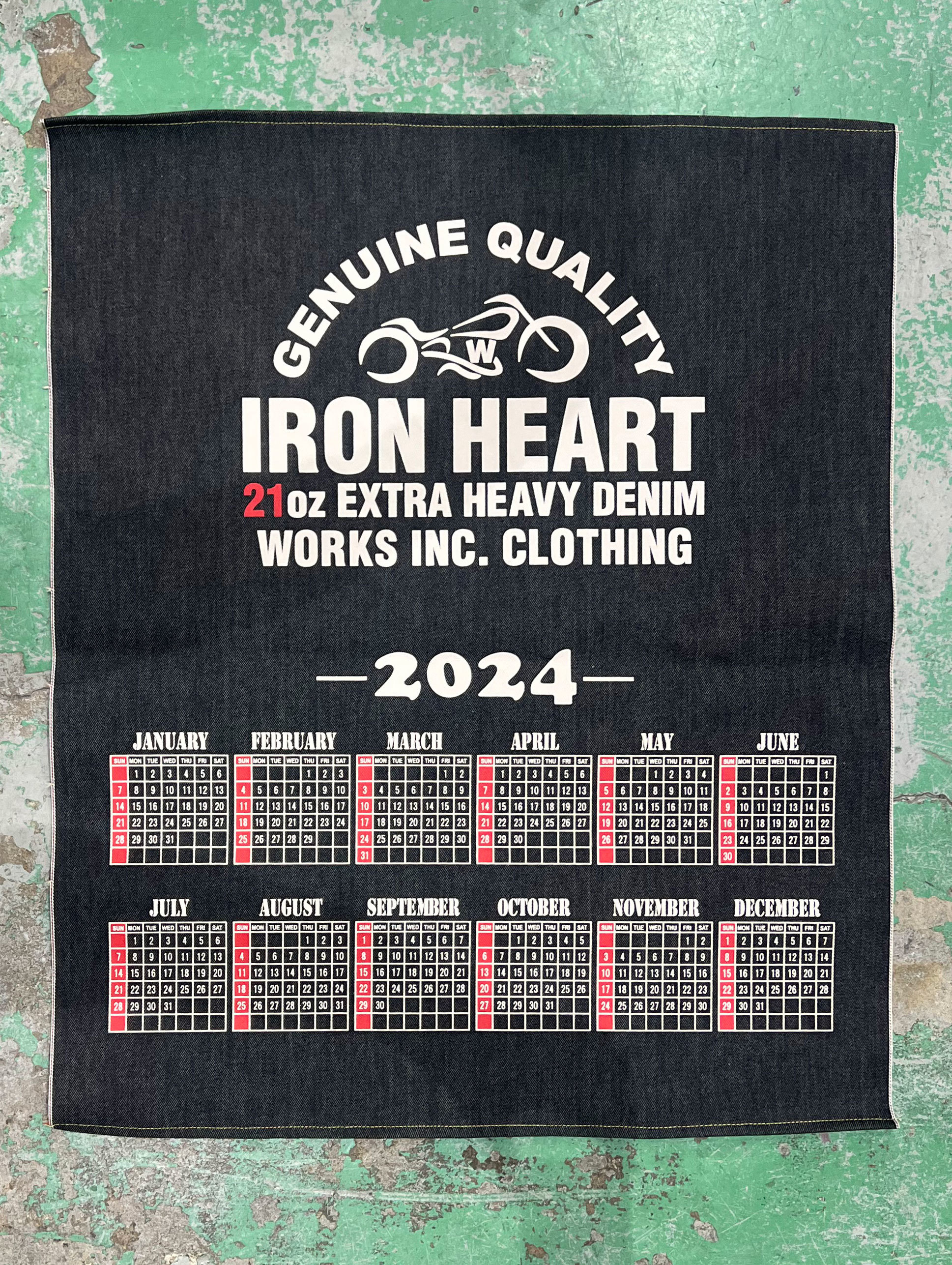 2024デニムカレンダー | 【IRON HEART】BOSS TALK