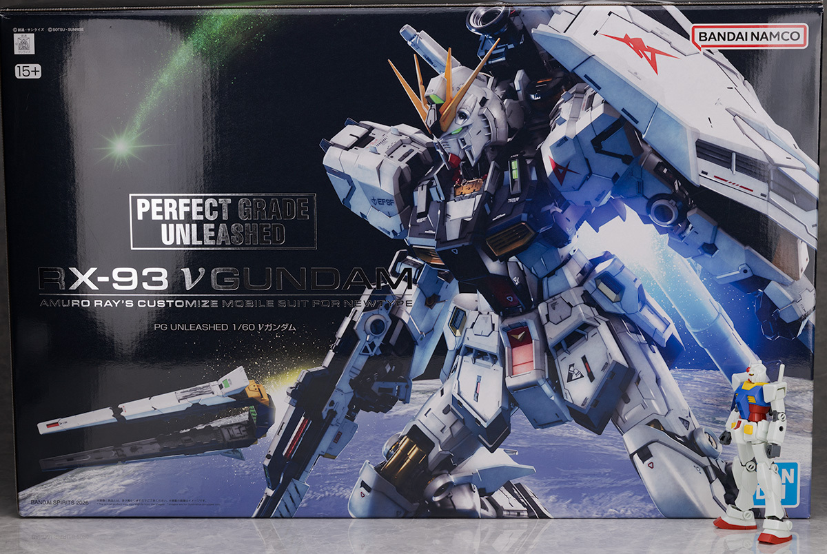 PGU νガンダムの組み立てレポート - ガンプラの山を崩せ