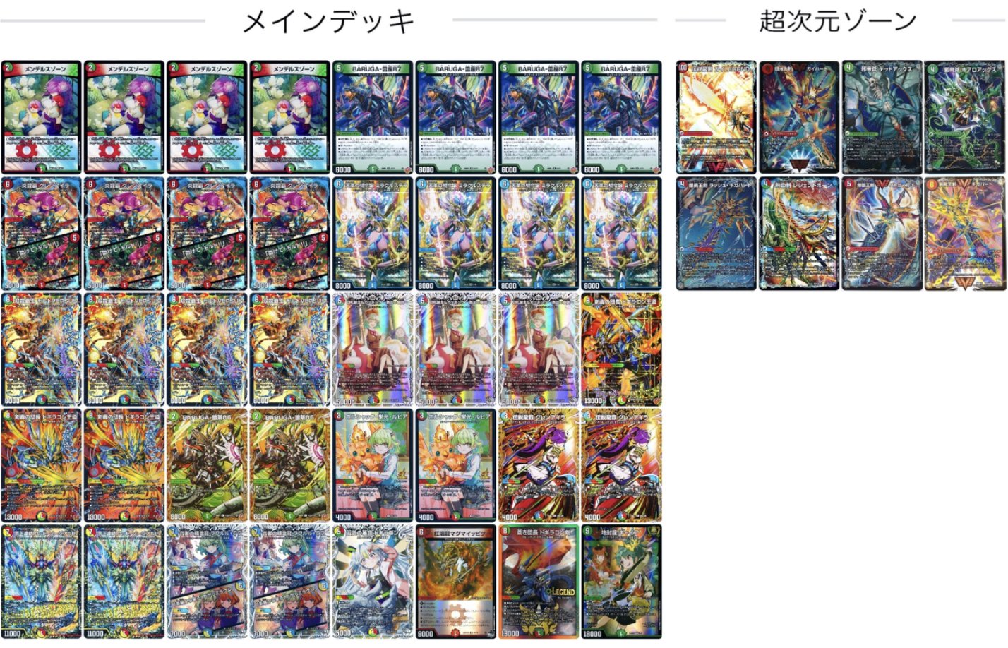 リースドギラゴン王道 デッキ CS優勝】リースドギラゴン王道デッキ