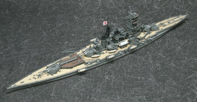 HIGH-GEARedの模型と趣味の日常 1/700戦艦「霧島」（2023年版）完成写真