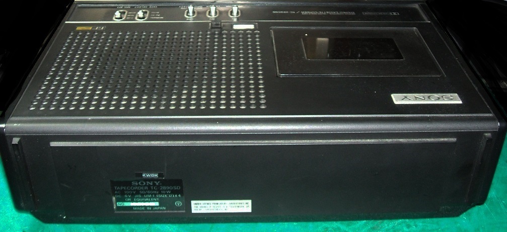 SONY・TC-2890SD（カセットデンスケ）修理記① | たもつ ちゃんのブログⅡ