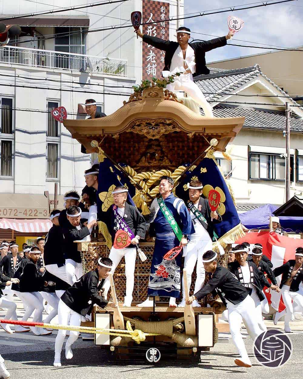 中北町のだんじり（岸和田旧市・浜地区）泉祭記