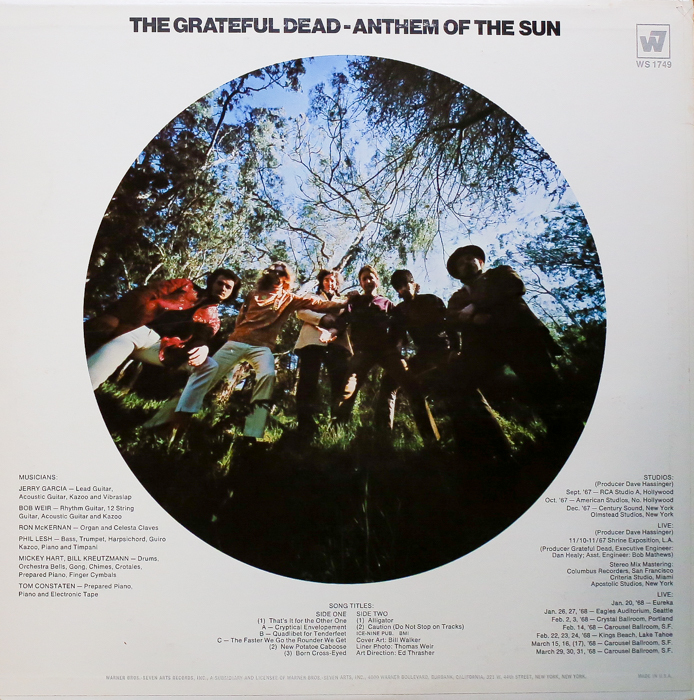 Grateful Dead ‎– Anthem Of The Sun - Grateful Dead