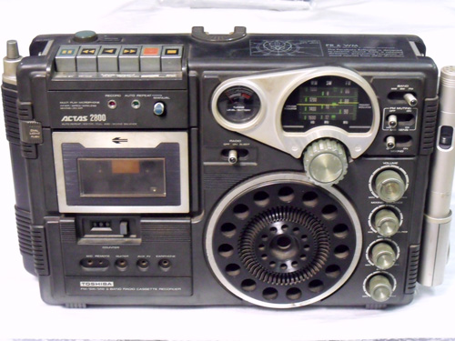 ◇憧れの1976年東芝ラジカセ「アクタスパラボラACTAS RT-2800」の修復