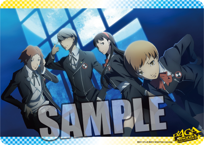 プレイマット】『ペルソナ4 ザ・ゴールデン』からラバープレイマット