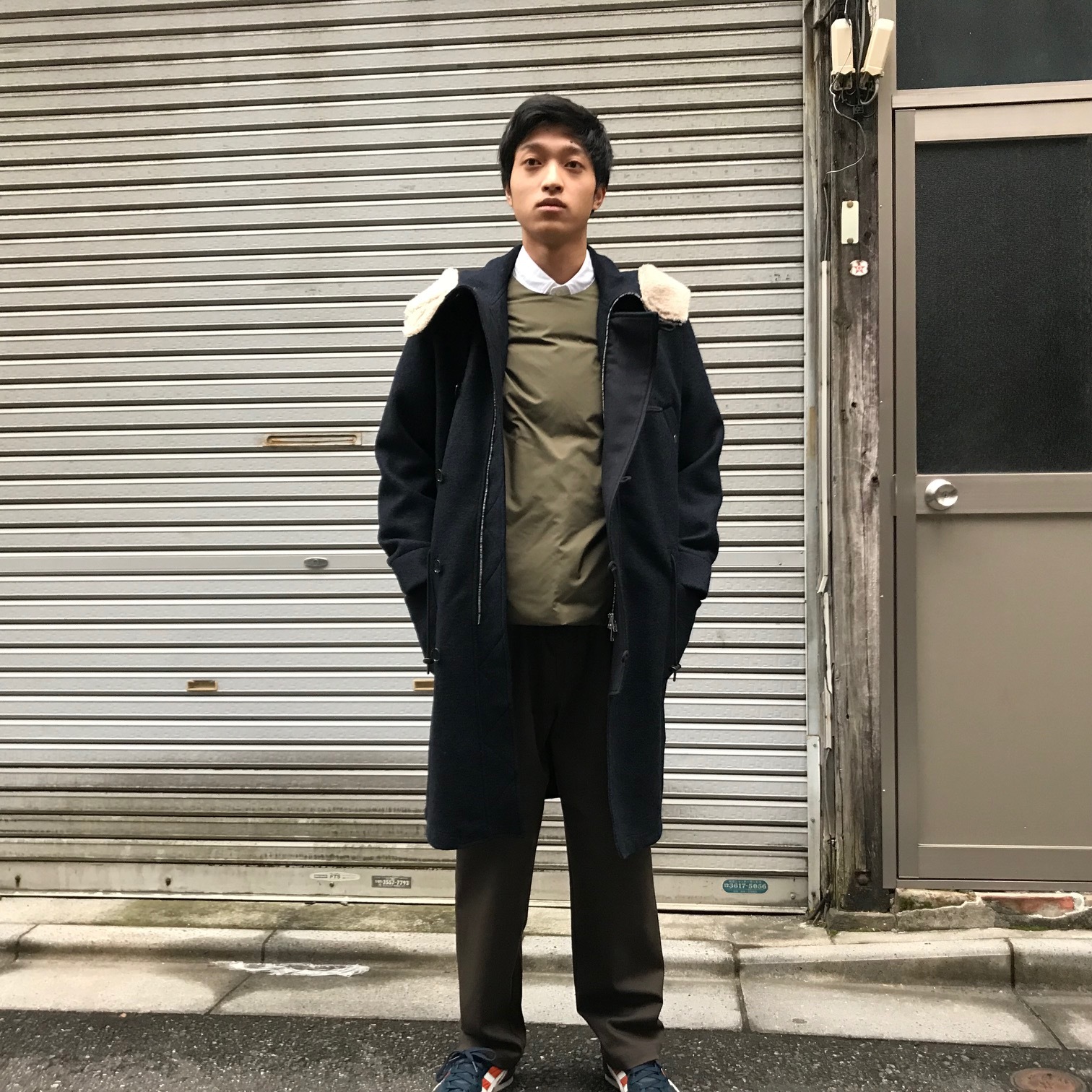 blurhms (ブラームス) Invisible Down Tee 着用画像 | WEEKENDER SHOP