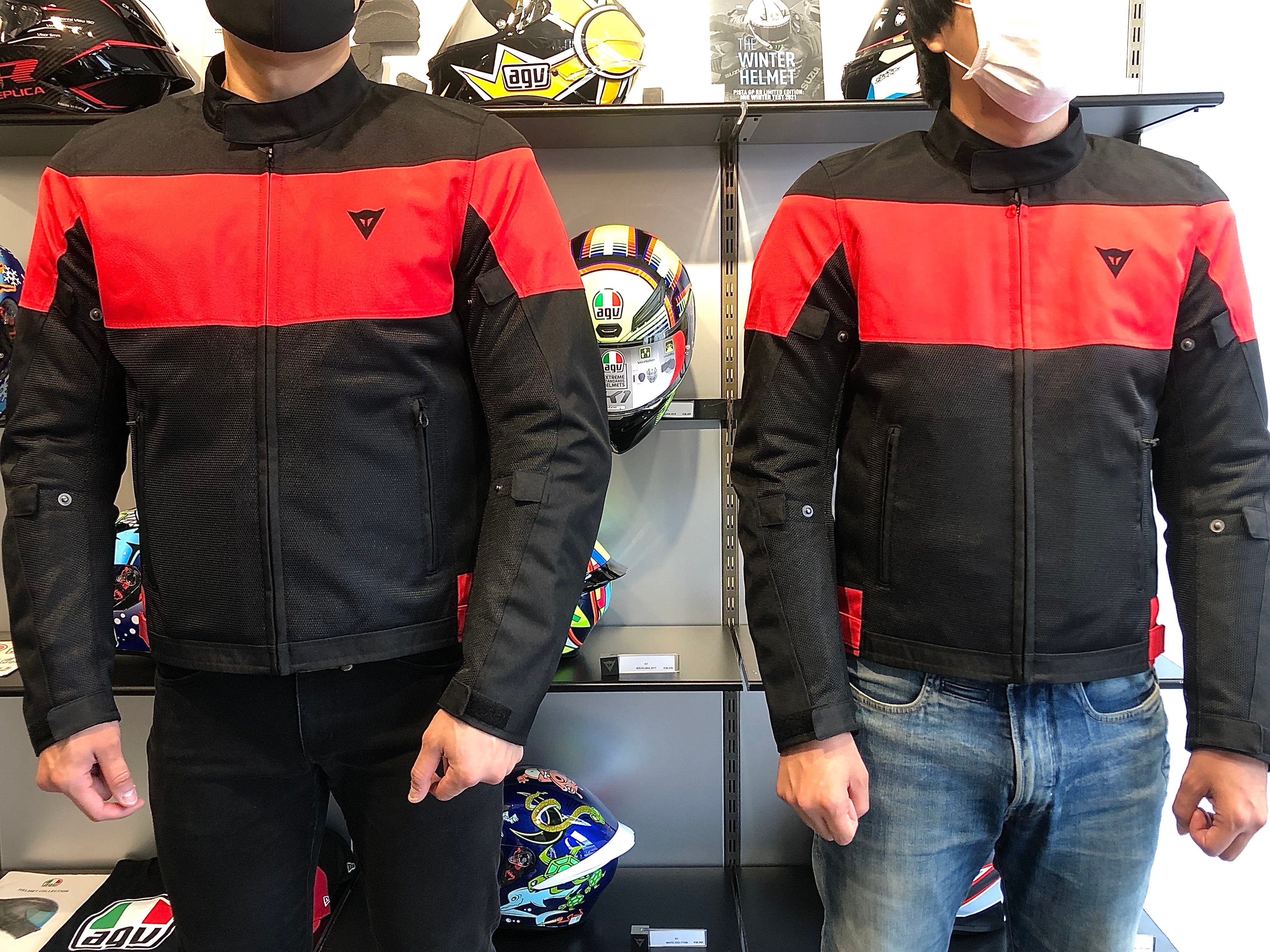 メッシュジャケットのサイズ感についてのご紹介