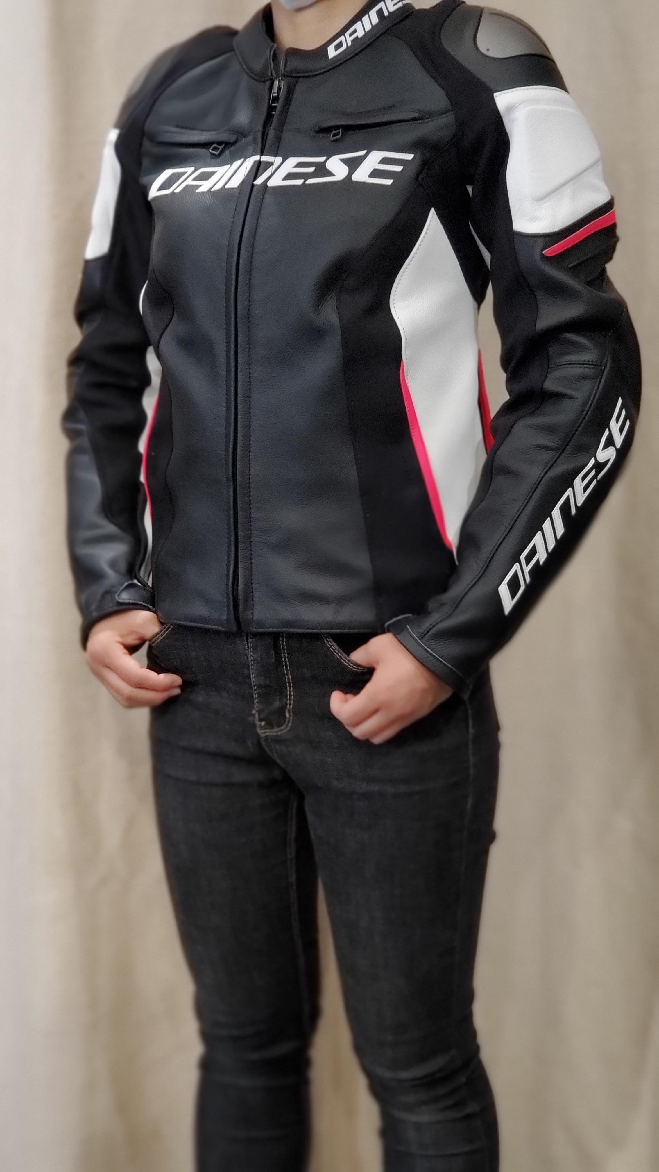 ジャケットのモデル別でのサイズ比較 ~レディース~