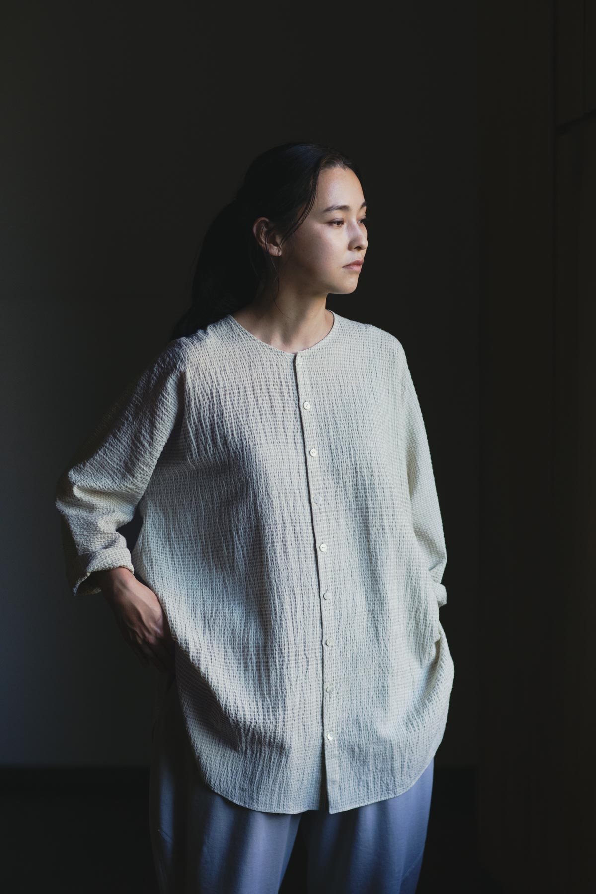 ポコポコシルクコットンのブラウス | Jurgen Lehl etc.