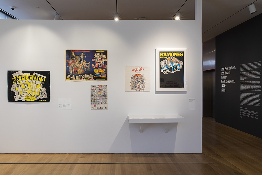 アート＆デザイン美術館で、パンクロックの歴史をグラフィックで