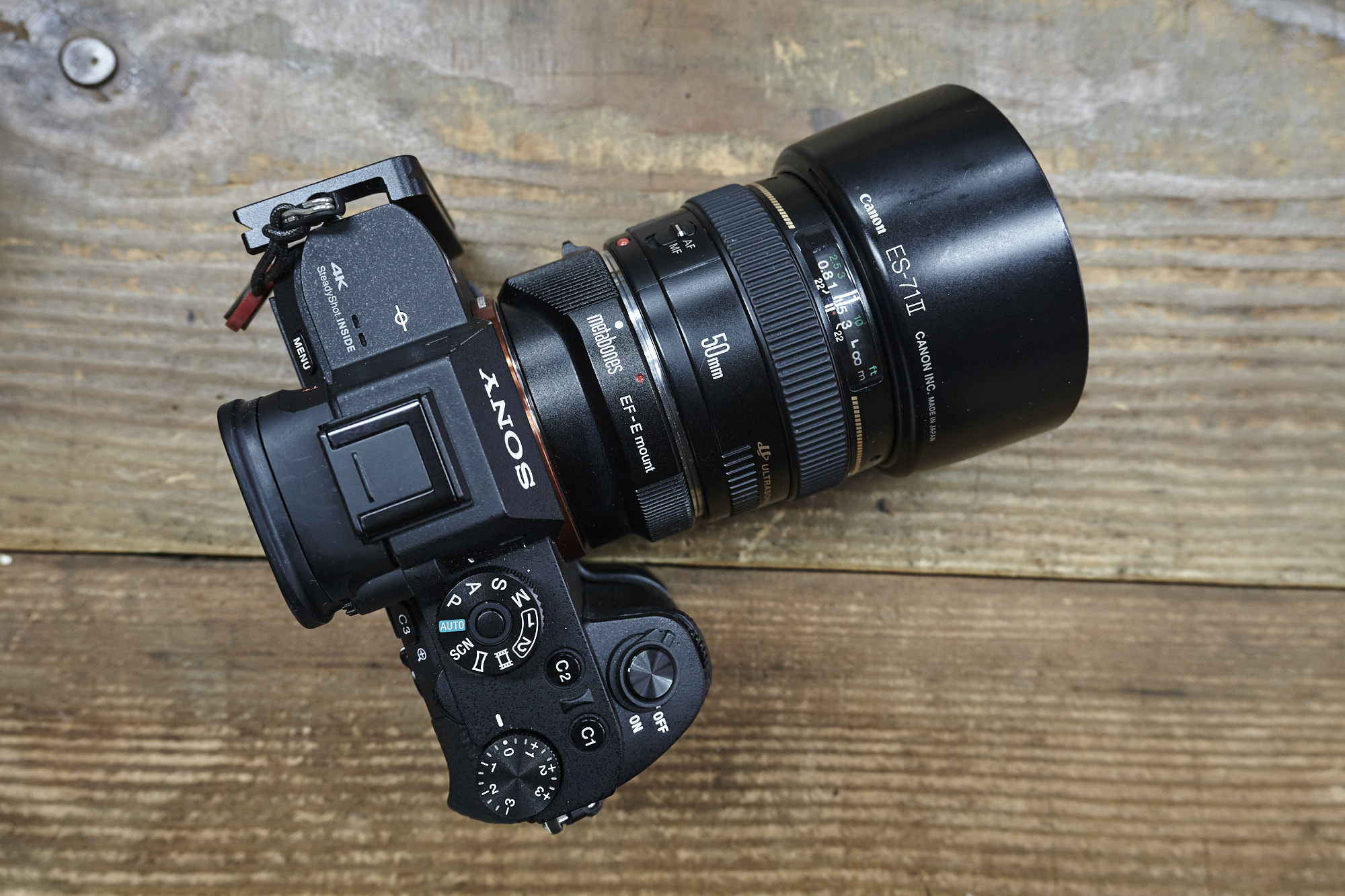 A7Rii + Metabones ef-e mark iv + Canon EF50mm F1.4 USM そして F1.8