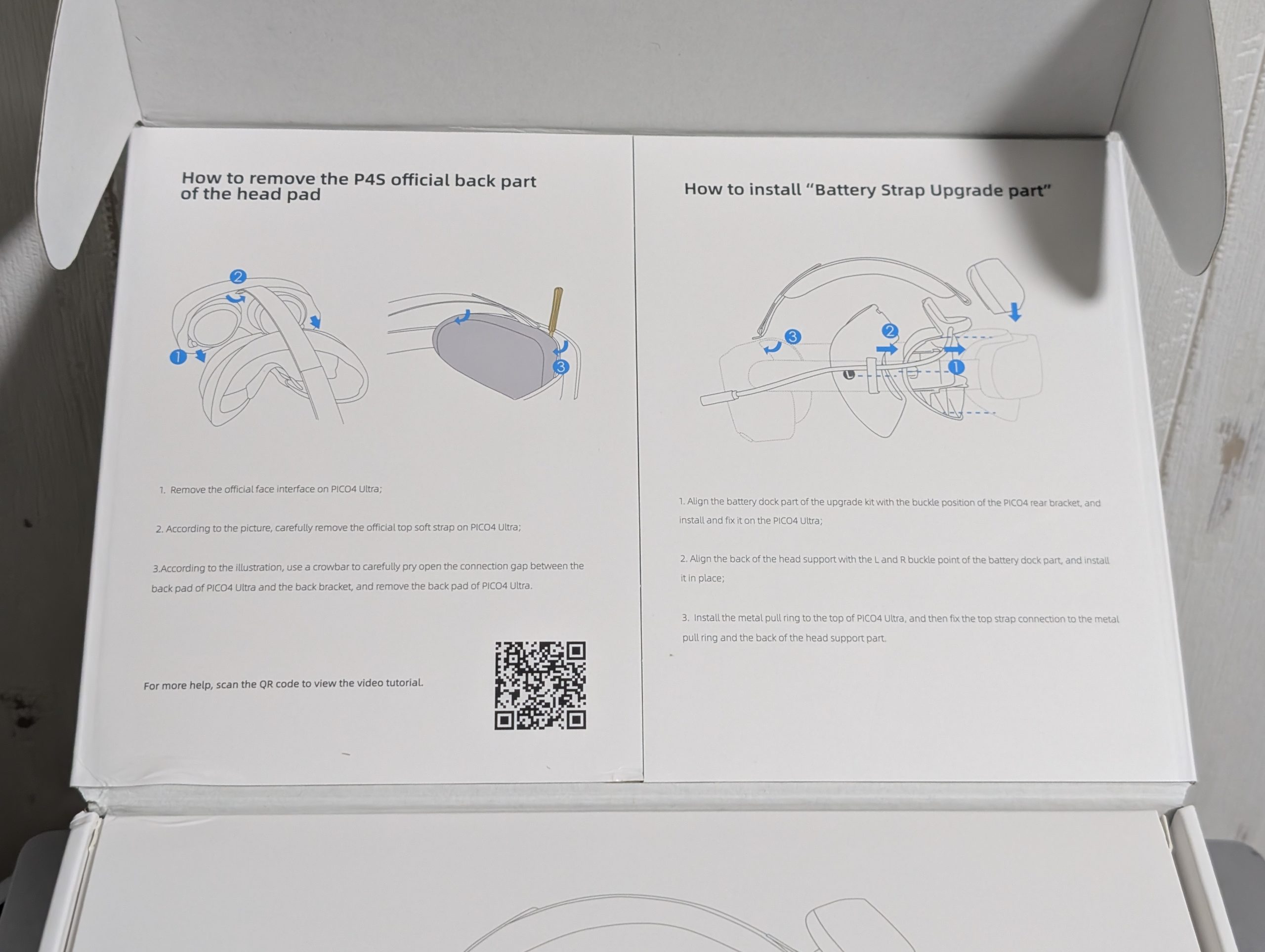 PICO 4 Ultra向けバッテリー付きヘッドストラップ「BOBOVR P4S