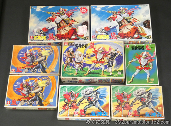 絶版プラモデル情報局: バンダイの「変身忍者 嵐」シリーズ