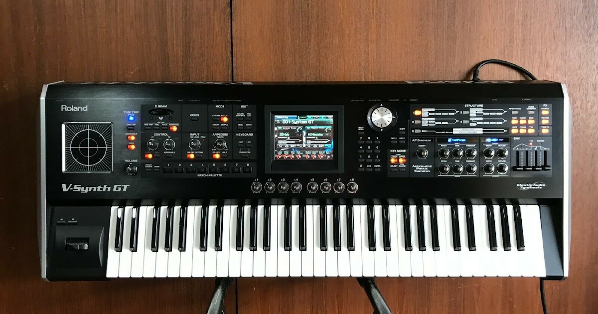 MATRIXSYNTH: Roland V-Synth GT Version Ver 2.0 SN ZV90698