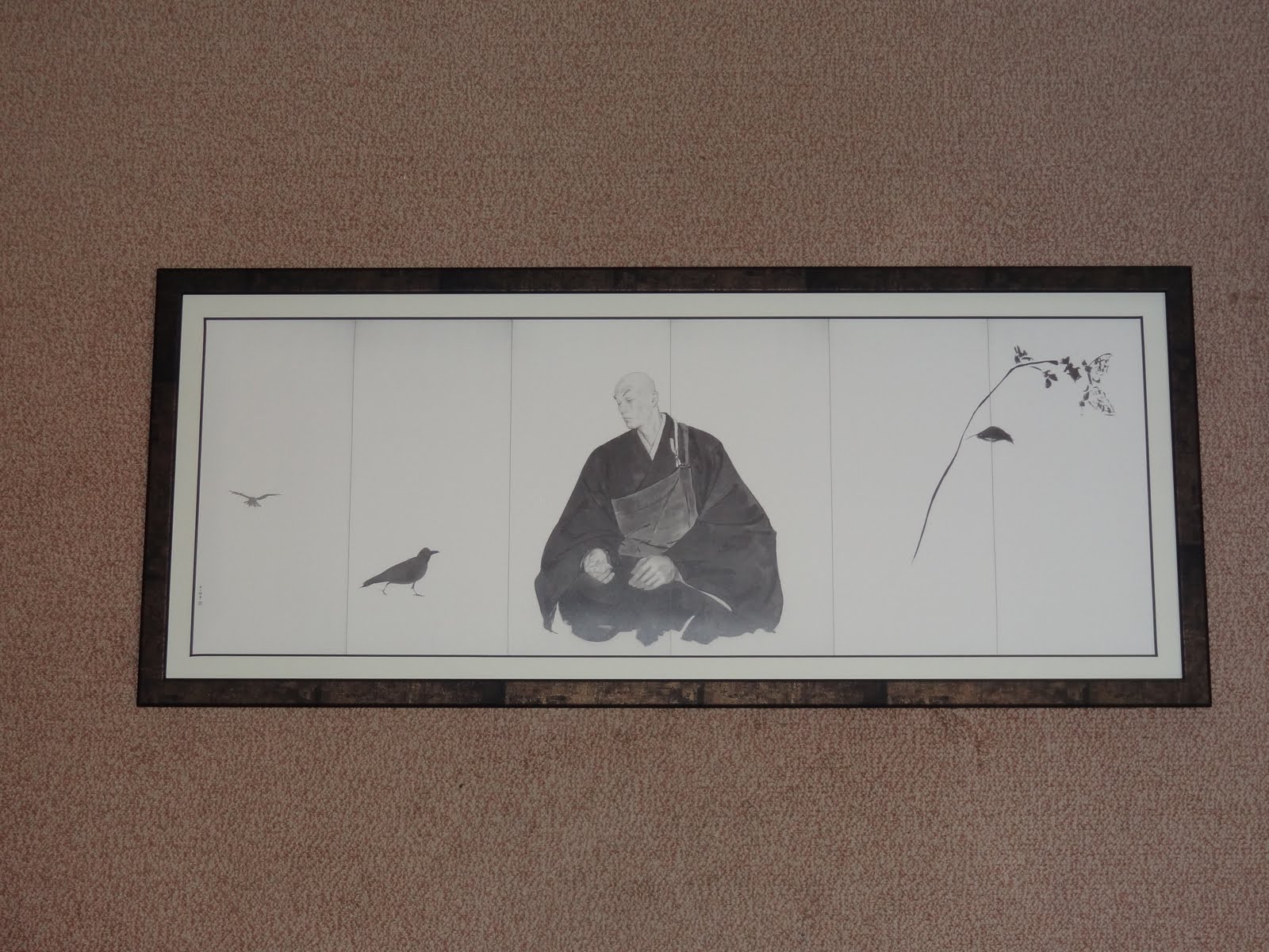 往生のススメ Let's be born in the Pure Land: 井上雄彦作 屏風「親鸞」