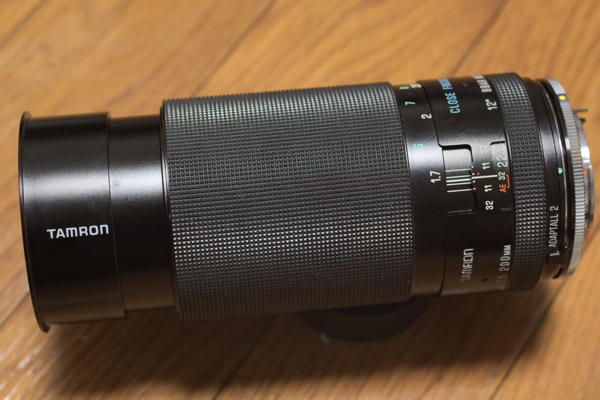 管理者不在の散財ブログ: Tamron 200mm F3.5(04B)