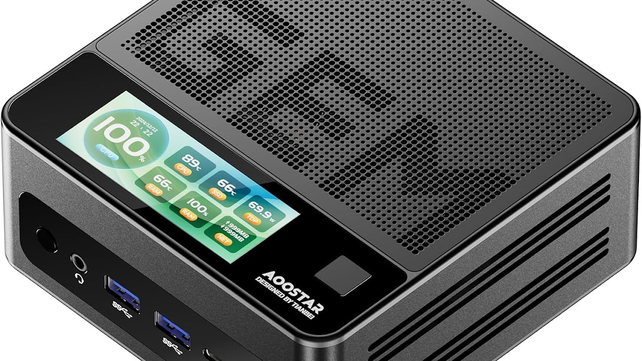 Windowsデスクトップ AOOSTAR GEN 12 miniPC Ryzen 7 7840HS Windows