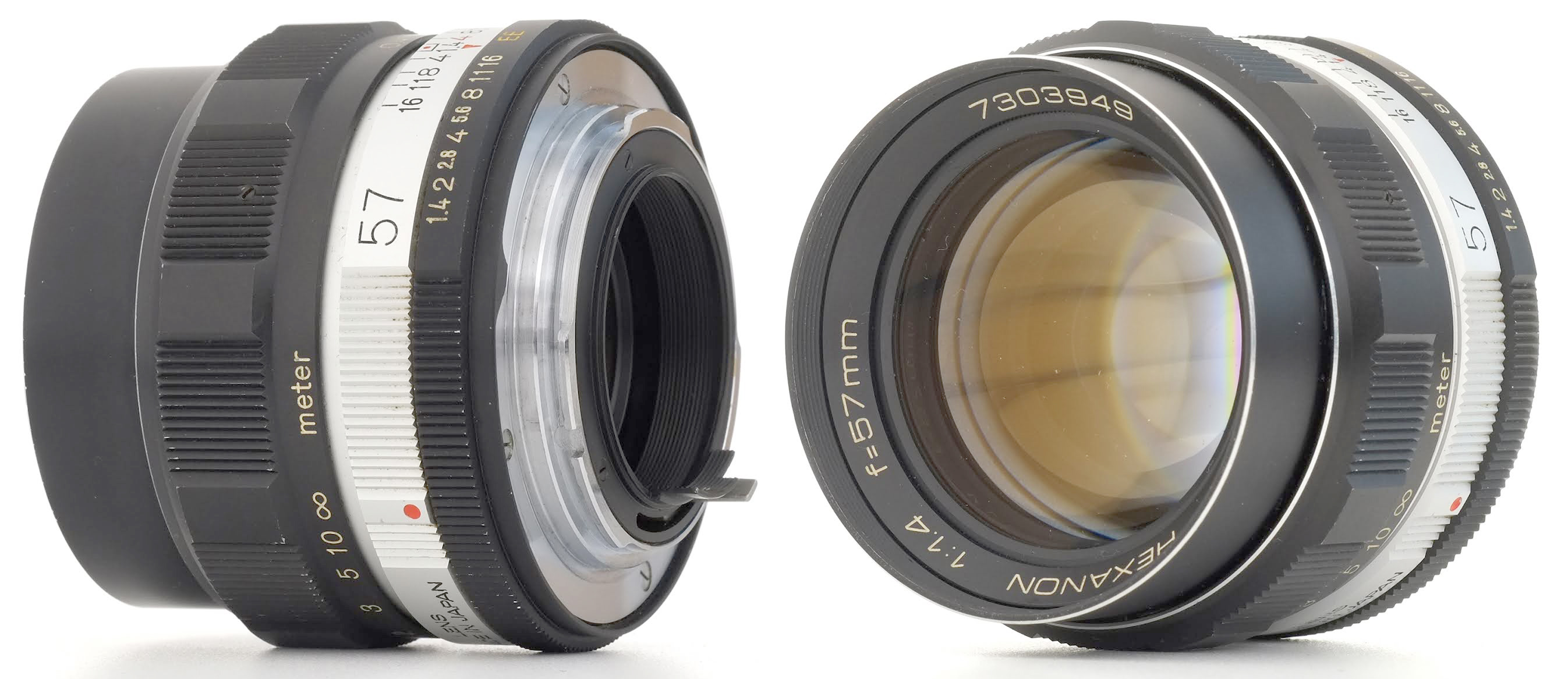 M42 MOUNT SPIRAL: KONICA HEXANON AR 57mm F1.4