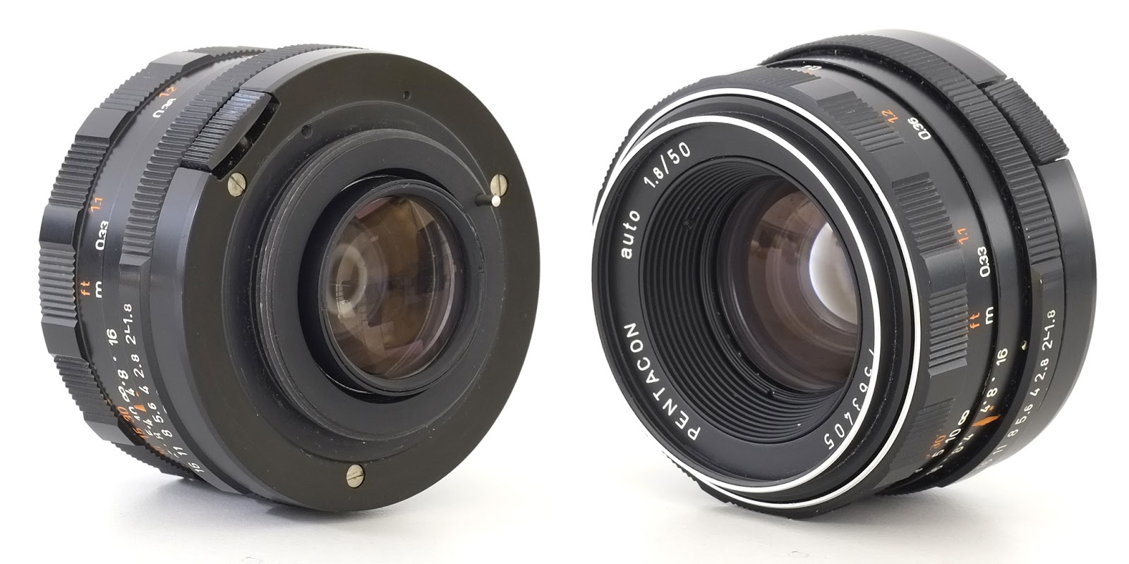 M42 MOUNT SPIRAL: VEB Pentacon auto 50mm F1.8 (M42) Early model