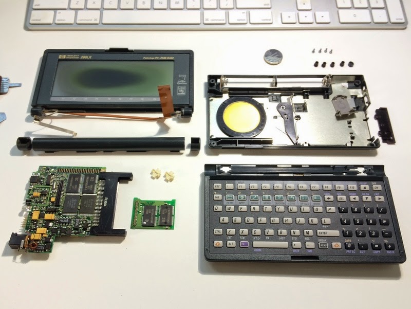 ジャンク HP200LXの修理