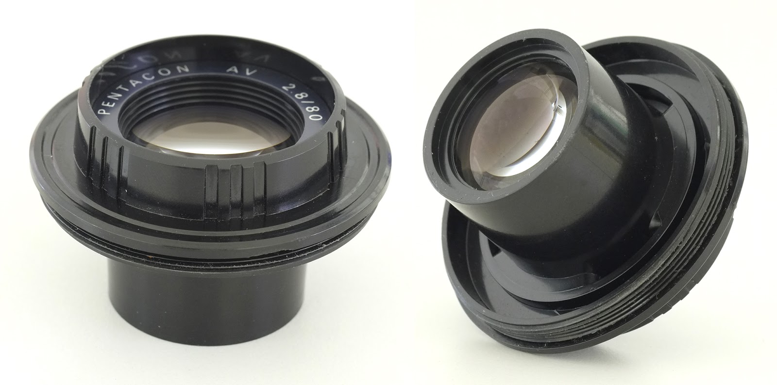 M42 MOUNT SPIRAL: VEB Pentacon AV (Meyer Optik Diaplan) 80mm F2.8