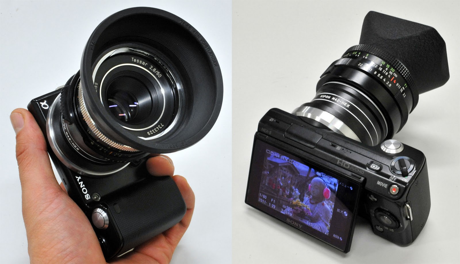 M42 MOUNT SPIRAL: Carl Zeiss Jena TESSAR 50mm/F2.8 and Carl Zeiss