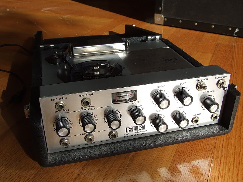 MATRIXSYNTH: Elk EM-4 Vintage Analog Tape Delay Space Echo