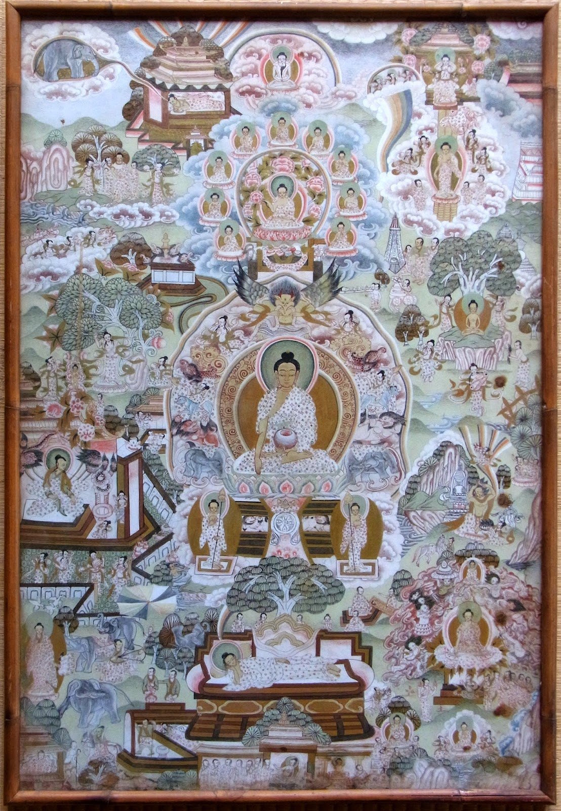 八郷の日々: 曼荼羅、釈迦の一生